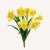 En elegant Påsklilja Narciss bukett, Konstgjord påsklilja Narciss bukett 40 cm hög med naturligt utseende och känsla. Detaljerad utformning med realistiskt bladverk. 