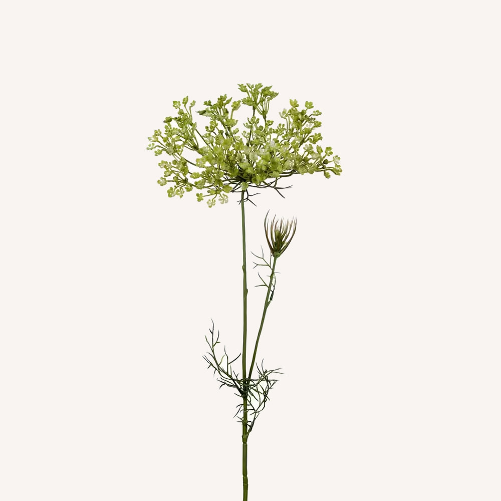 En elegant Allium snittgrönt, Konstgjord allium snittgrönt 70 cm hög med naturligt utseende och känsla. Detaljerad utformning med realistiskt bladverk. 