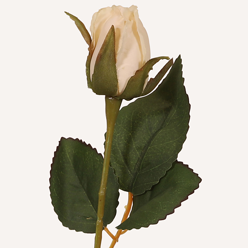 En elegant Pion vit Plinius, Konstgjord pion 53 cm hög 3 blommor med naturligt utseende och känsla. Detaljerad utformning med realistiskt bladverk. 2