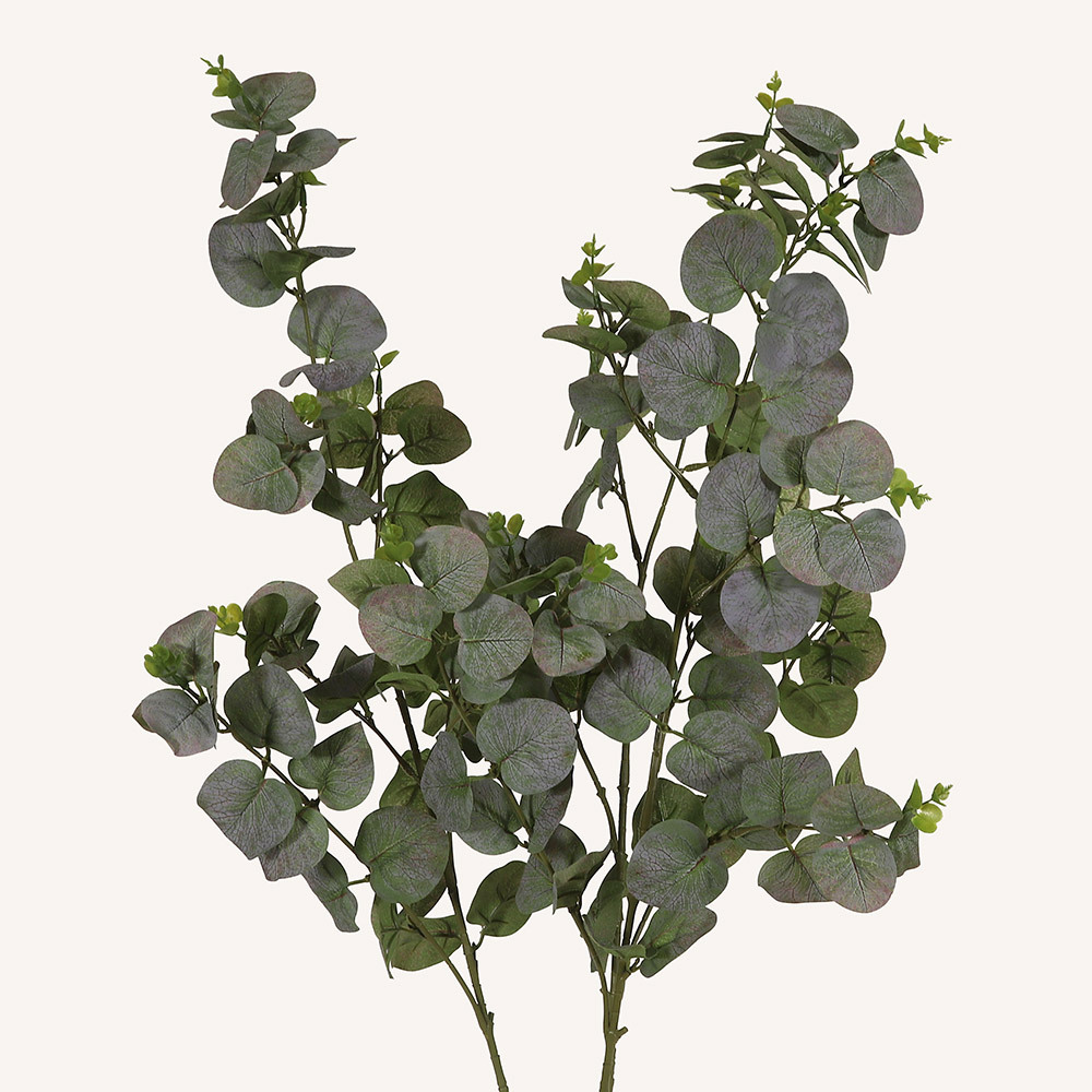 En elegant Eucalyptus snittgrönt, Konstgjord eucalyptus snittgrönt 81 cm hög med naturligt utseende och känsla. Detaljerad utformning med realistiskt bladverk. 