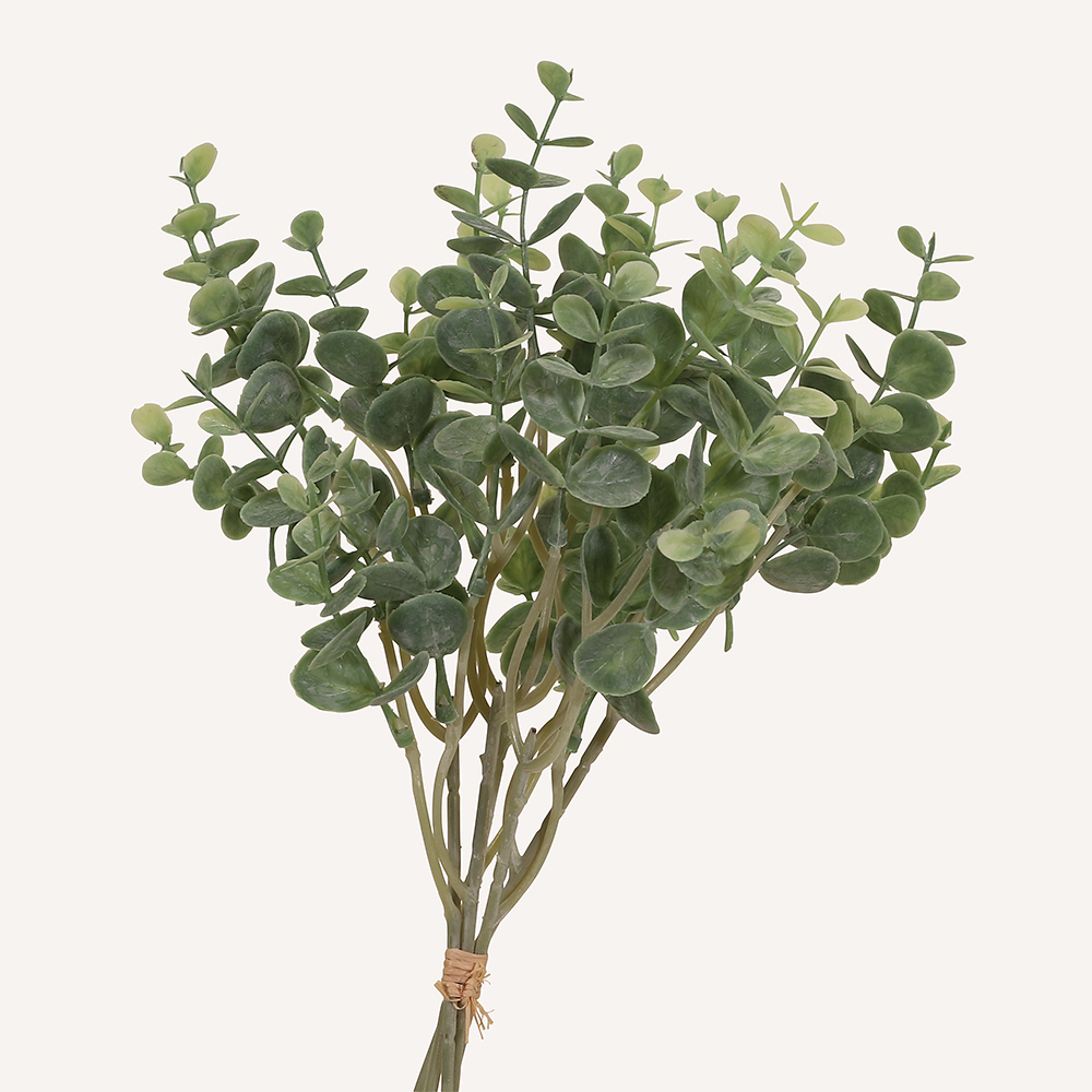 En elegant Eucalyptus snittgrönt, Konstgjord eucalyptus snittgrönt 51 cm hög med naturligt utseende och känsla. Detaljerad utformning med realistiskt bladverk. 