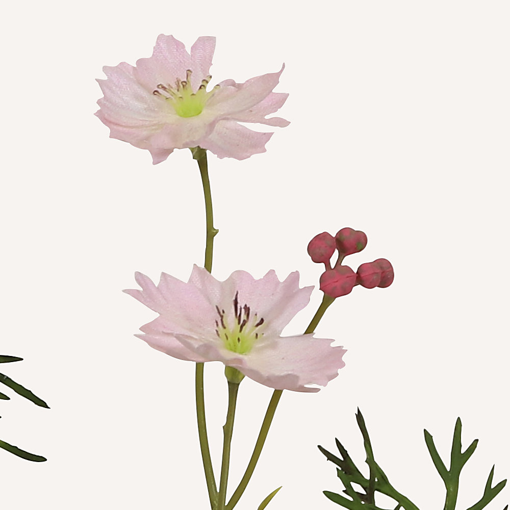 En elegant Gesang rosa Lhasa, Konstgjord gesang flower 46 cm hög med naturligt utseende och känsla. Detaljerad utformning med realistiskt bladverk. 1