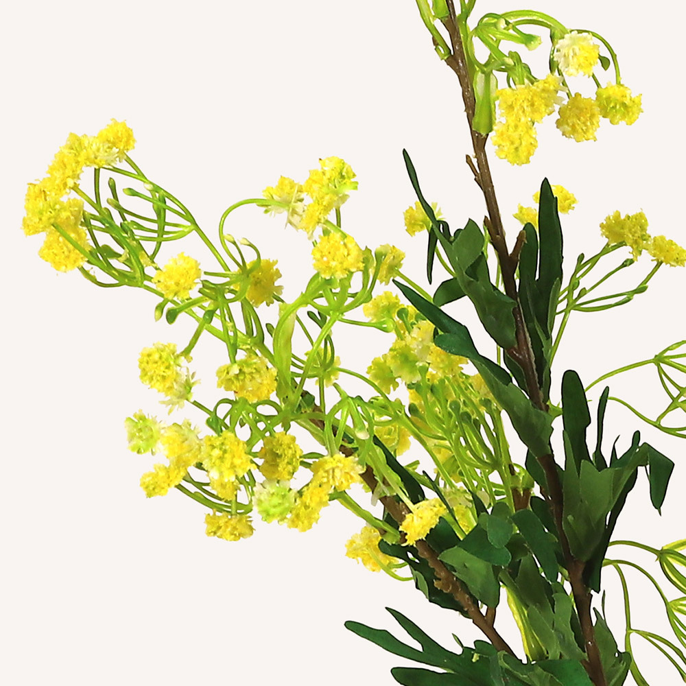 En elegant Hundkäx snittgrönt, Konstgjord hundkäx snittgrönt 70 cm hög med naturligt utseende och känsla. Detaljerad utformning med realistiskt bladverk. 