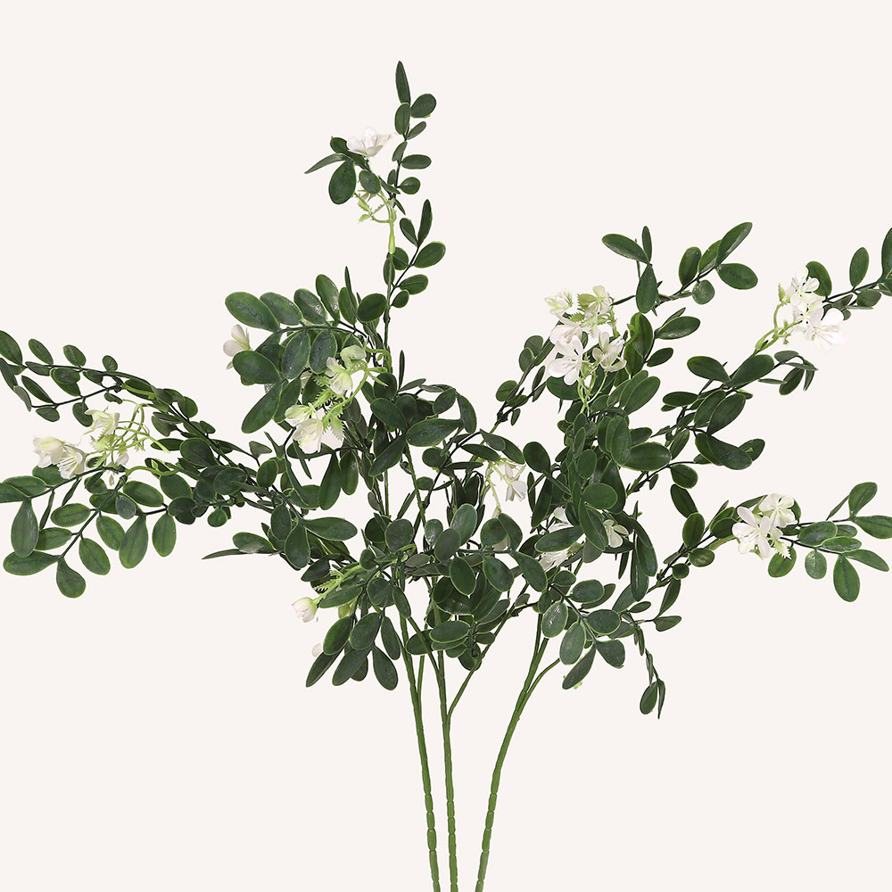 En elegant Sophorae vit snittgrönt, Konstgjord sophorae snittgrönt 80 cm hög med naturligt utseende och känsla. Detaljerad utformning med realistiskt bladverk. 