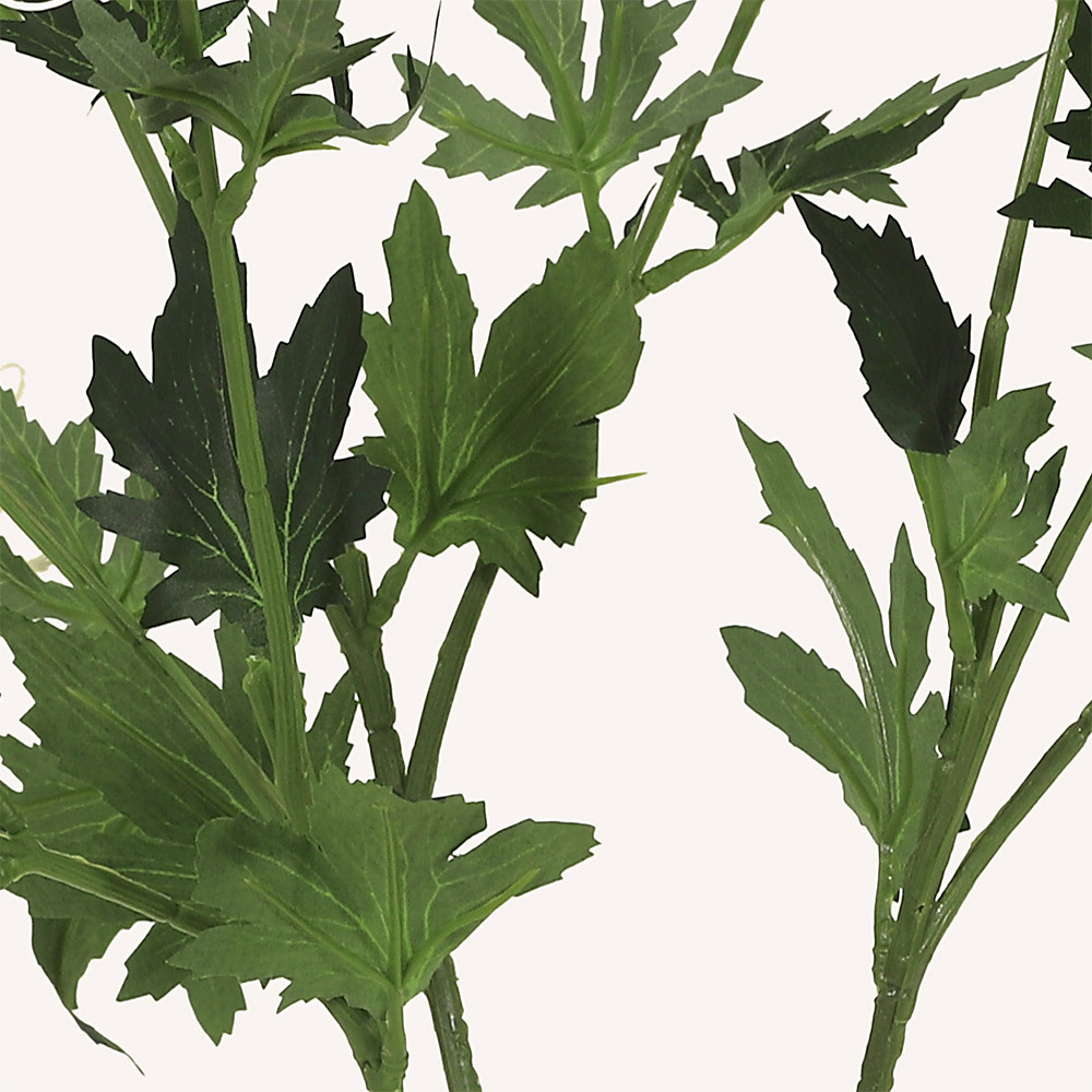 En elegant Tistel champagne snittgrönt, Konstgjord tistel snittgrönt 66 cm hög med naturligt utseende och känsla. Detaljerad utformning med realistiskt bladverk. 