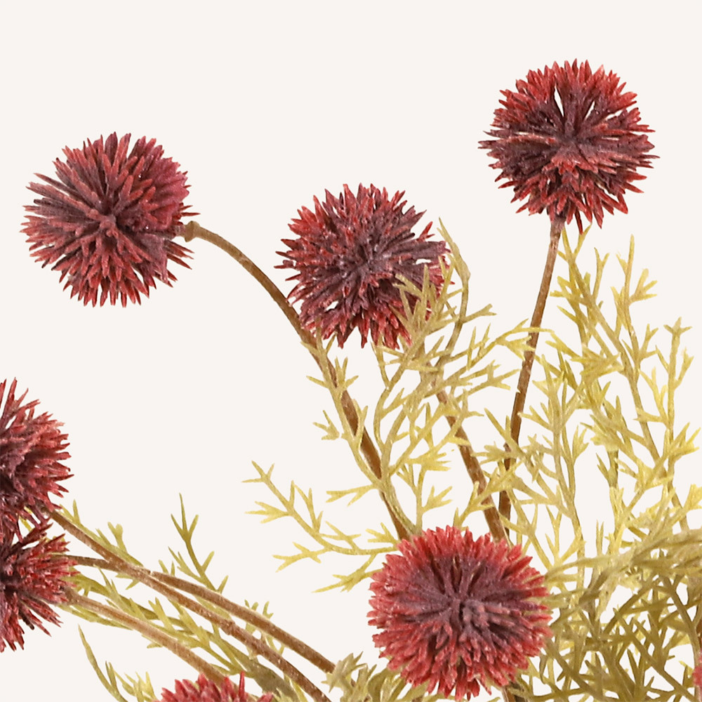 En elegant Melaleuca rosaröd snittgrönt, Konstgjord melaleuca snittgrönt 38 cm hög med naturligt utseende och känsla. Detaljerad utformning med realistiskt bladverk. 