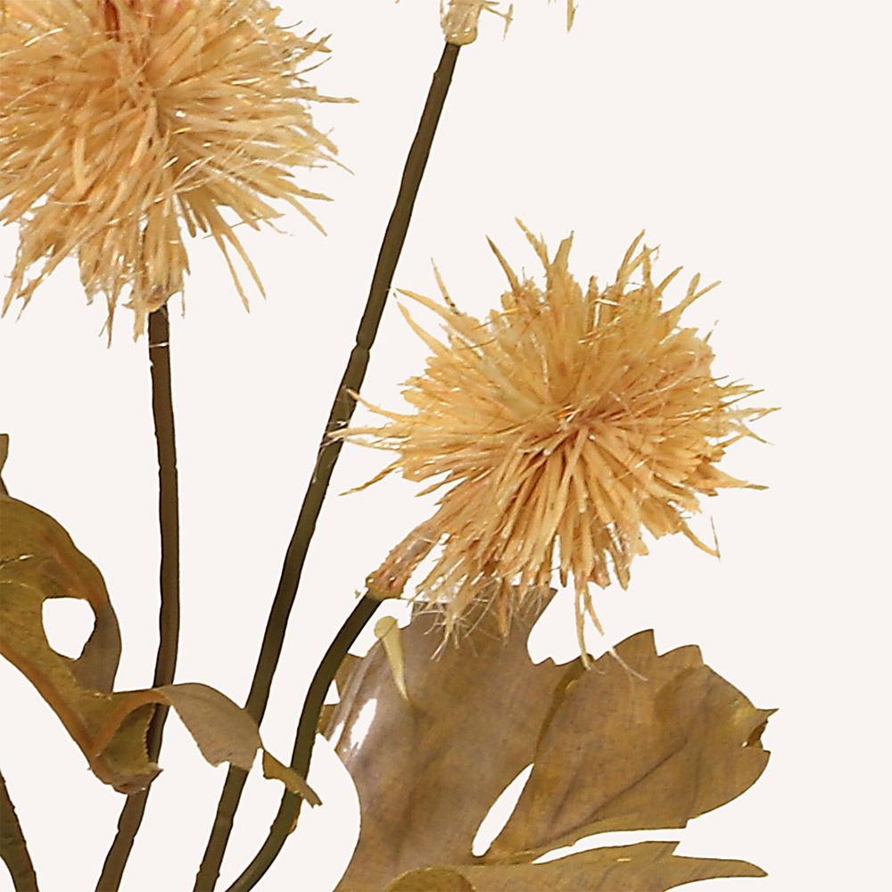 En elegant Martorn beige snittgrönt, Konstgjord martorn snittgrönt 50 cm hög med naturligt utseende och känsla. Detaljerad utformning med realistiskt bladverk. 