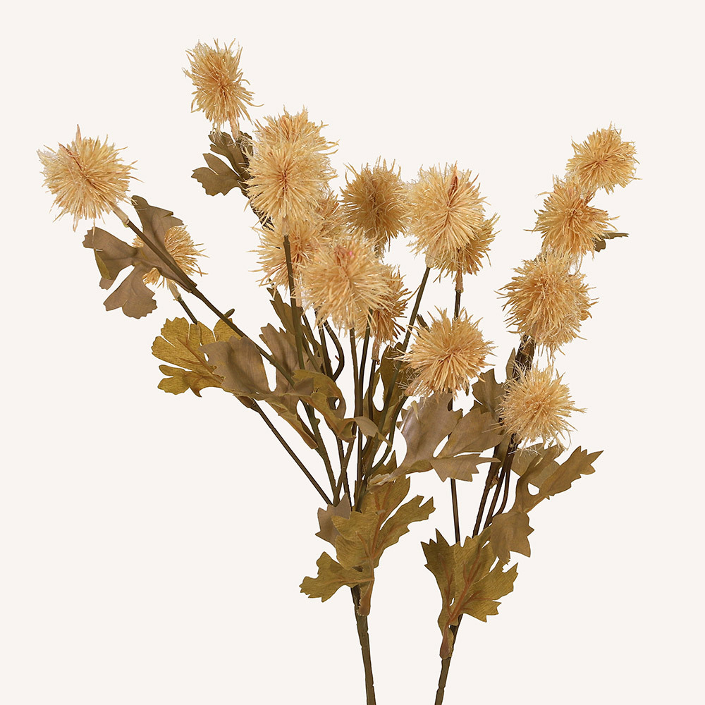 En elegant Martorn beige snittgrönt, Konstgjord martorn snittgrönt 50 cm hög med naturligt utseende och känsla. Detaljerad utformning med realistiskt bladverk. 