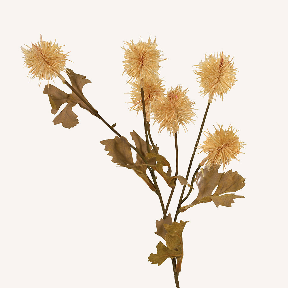 En elegant Martorn beige snittgrönt, Konstgjord martorn snittgrönt 50 cm hög med naturligt utseende och känsla. Detaljerad utformning med realistiskt bladverk. 